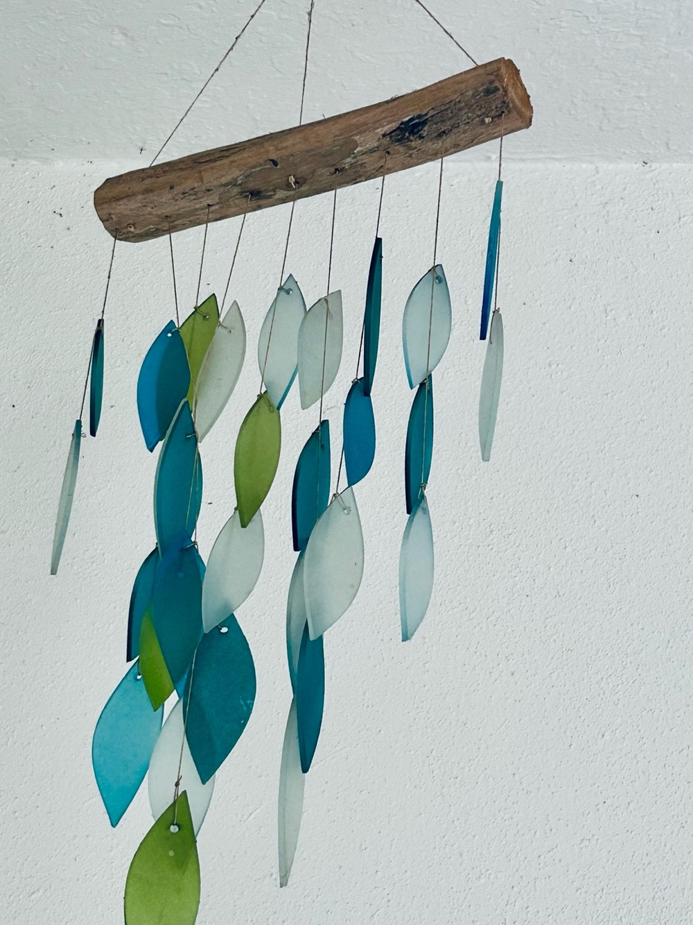 Handmade Sea Glass & Driftwood Wind Chime